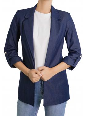 Blazer aperto con bottoni in argento  Only 